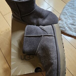 UGG Gray Suede Boots
